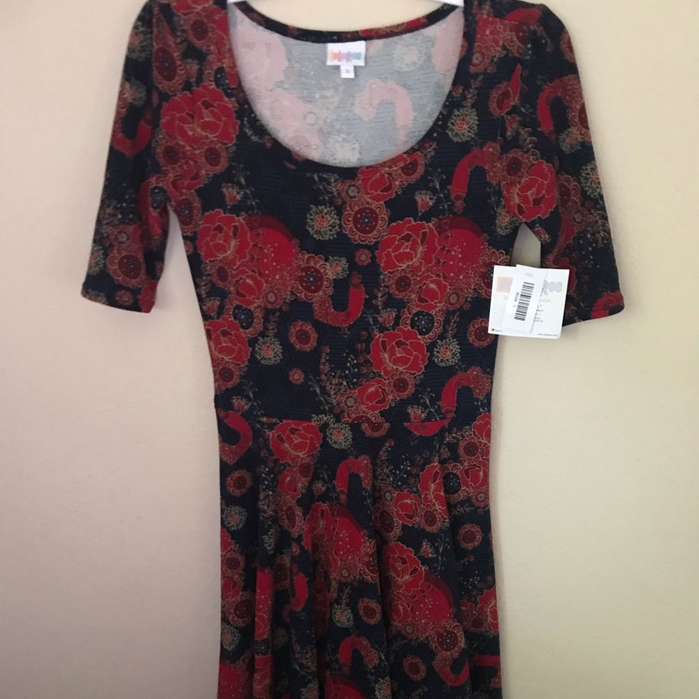**NEW WITH TAGS** size Small LuLaRoe Nicole dress